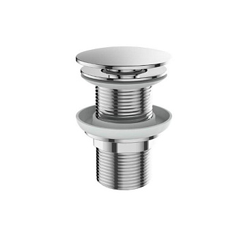 Донный клапан с системой Клик-клак без перелива, хром BB-SC-CRM BelBagno